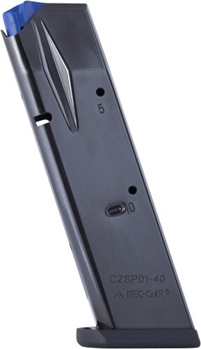 Mec-Gar MGCZ4010B CZ 75B/SP-01 .40 S&W 10-Round Blued Magazine - View 2