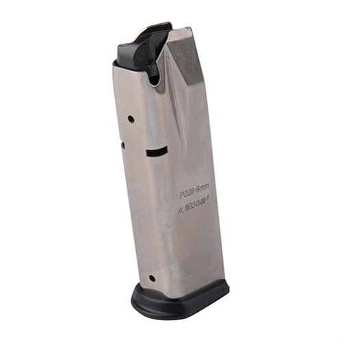 Mec-Gar MGP22815N 9mm 15rd Nickel Steel Magazine for SIG P228 - View 2