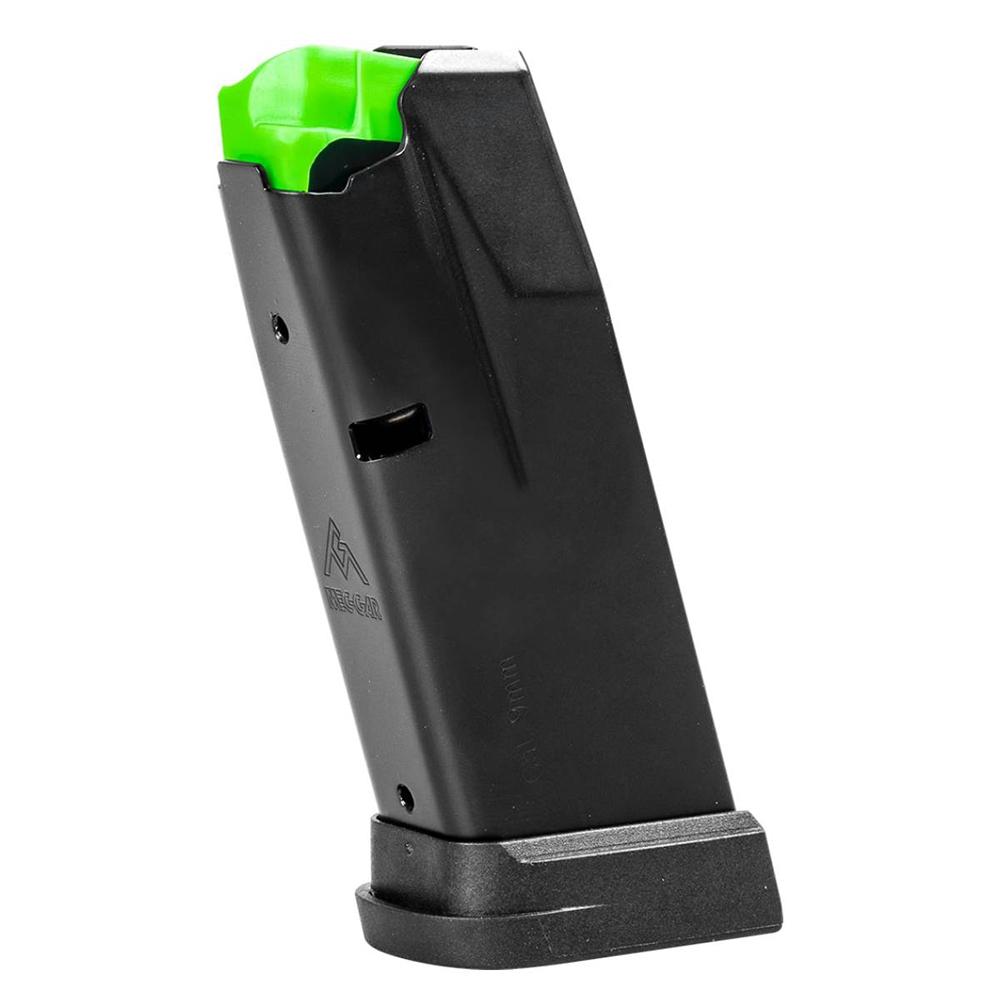 Mec-Gar MGHC1200A 12rd 9mm Springfield Hellcat Magazine Black Steel - View 2