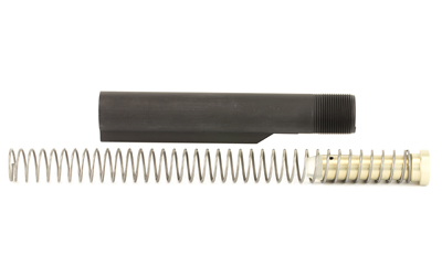 LBE Unlimited AR15 Black Mil Spec Buffer Tube Kit with Castle Nut and Lock Plate - View 2