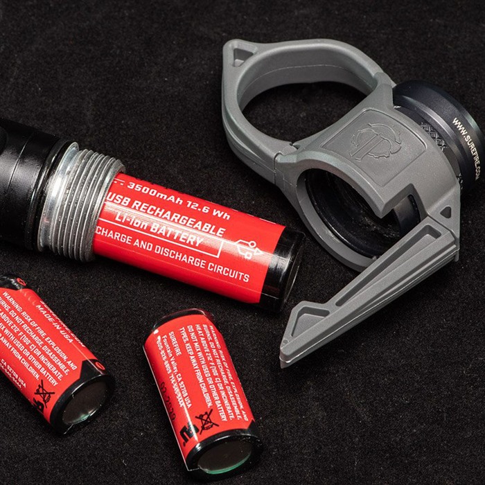 Thyrm LLC SWITCHBACK DF FLASHLIGHT RING W/POCKET CLIP URBAN GRAY - View 2