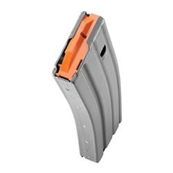 DuraMag 3023002178CPD AR-15 30rd Magazine .223/5.56 Gray Orange Follower - View 2