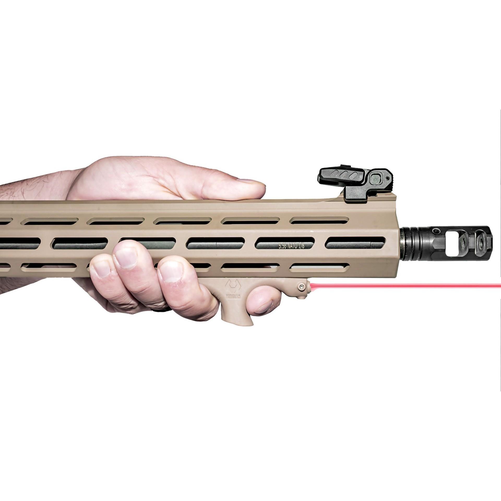 Viridian 9120038 HS1 FDE Red Laser Hand Stop M-LOK 100 Yards Day/Night - View 2