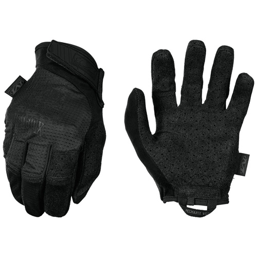 Mechanix Wear MSV55008 Specialty Vent Covert Black Suede Small Velcro... - View 2