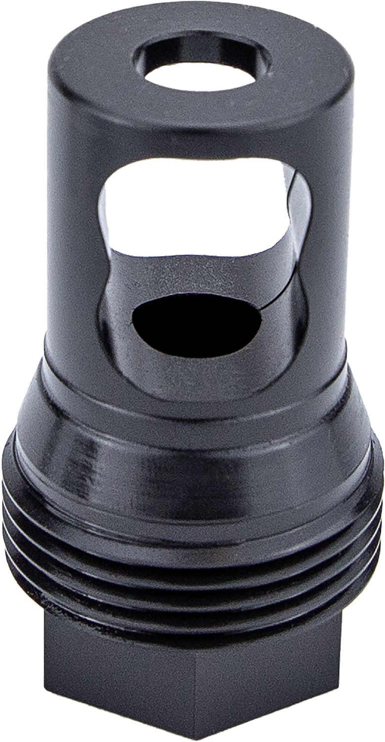 Kgm Suppressors A-TMB50-S-2 R50T Taper Muzzle Brake Black Nitride Steel 7/8"x14 Threads - View 2