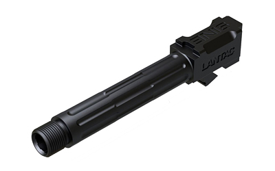 LANTAC 9INE Glock 17/19 Barrel - 416R SS, 1:10 RH Twist, Fluted, 3 Finishes - View 4