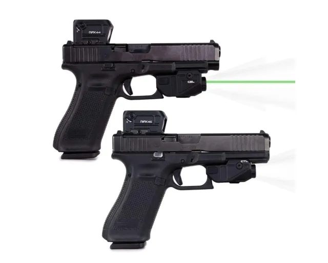Viridian 930-0041 C5L Glock Light 580 Lumens LED/Green Laser Black - View 2