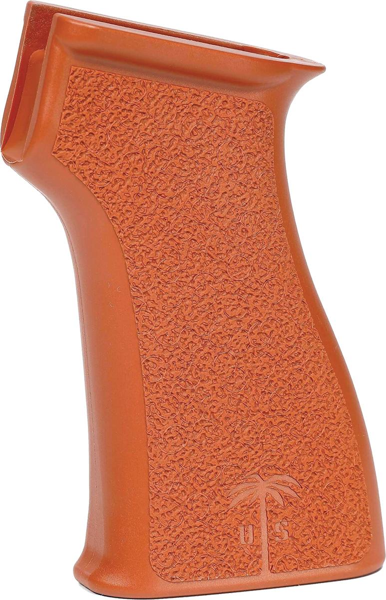 Century Arms GR087A US Palm AK Grip Bakelite Orange Synthetic Textured - View 2