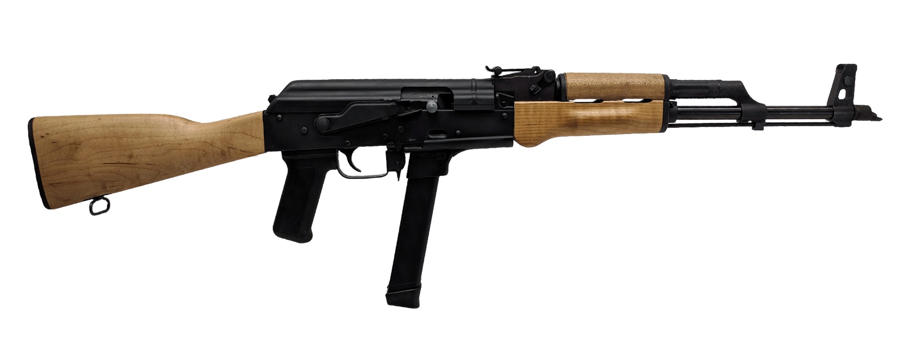 Century Arms WASR-M 9mm AK-47 Rifle, Wood Stock, 16.25" Barrel - View 2