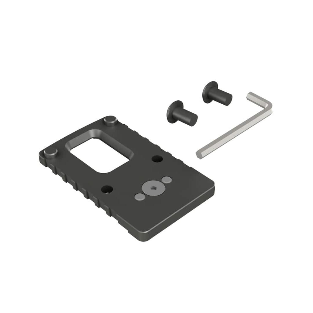 Canik PACN0707 Optic Base Plate (C) Black for Non-Optic Ready Pistols - View 2