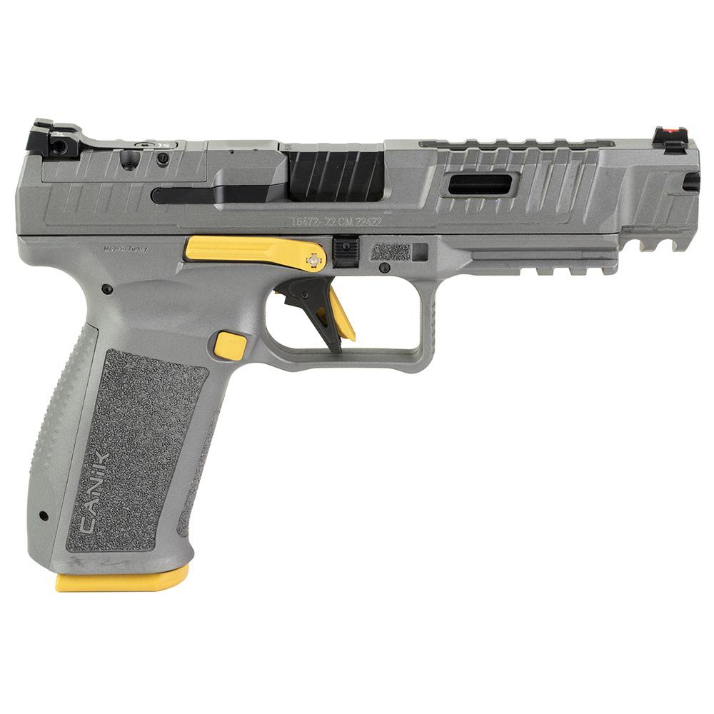 Century Canik SFx Rival Semi-Auto Pistol 9mm Luger Grey/Gold Finish - View 2