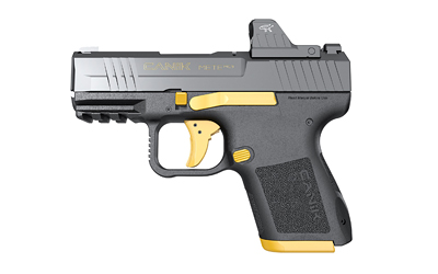 Canik HG7620GV-N Mete MC9 9MM Pistol, 3.18" Barrel, Optic Ready, Black/Gold - View 2