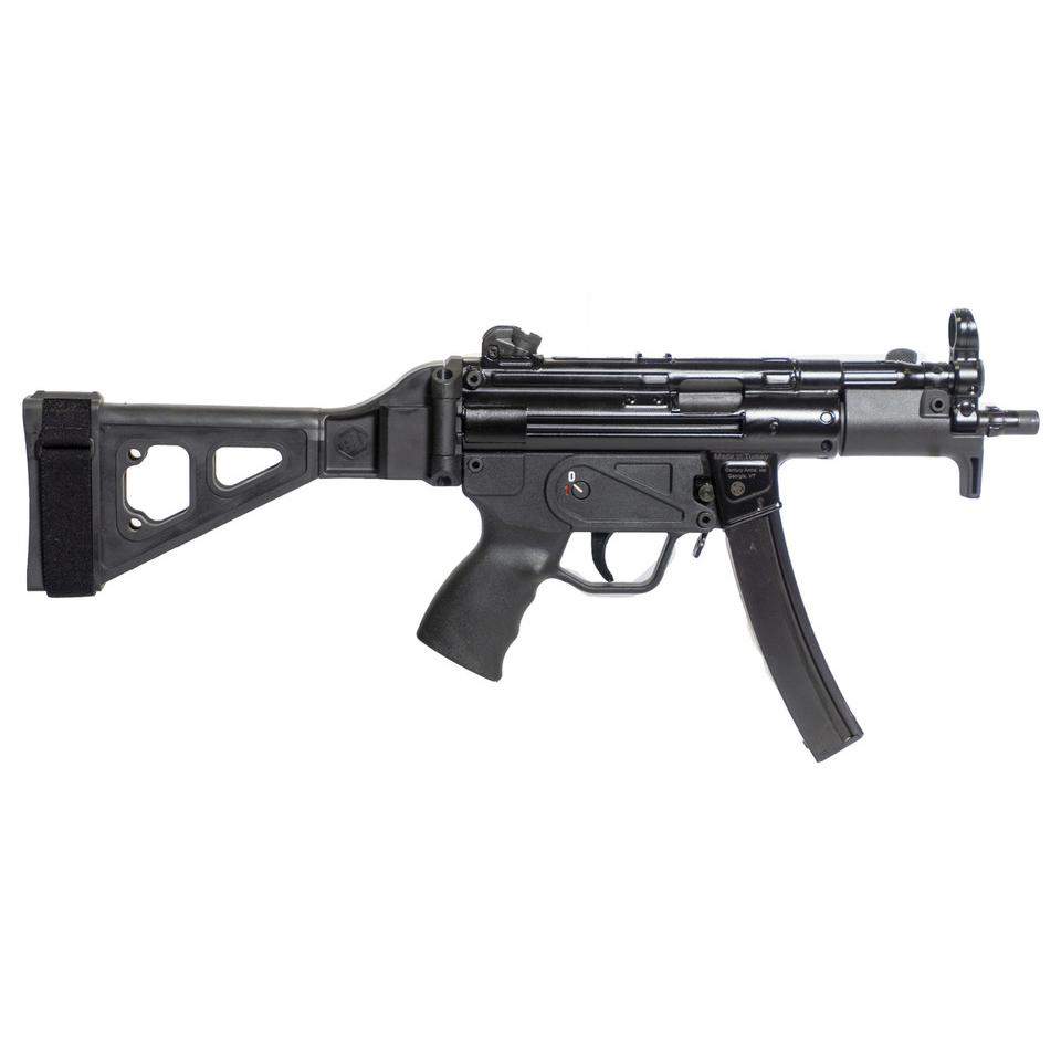 CENTURY ARMS AP5-P 9mm 5.75in 30rd Semi-Auto Pistol with SBT5 Folding Brace - View 2