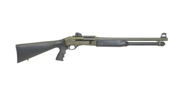 Century Arms Centurian A4 Shotgun 12 Ga 18.5 in OD Green Ghost Ring Sight 3 in 5 rd - View 2