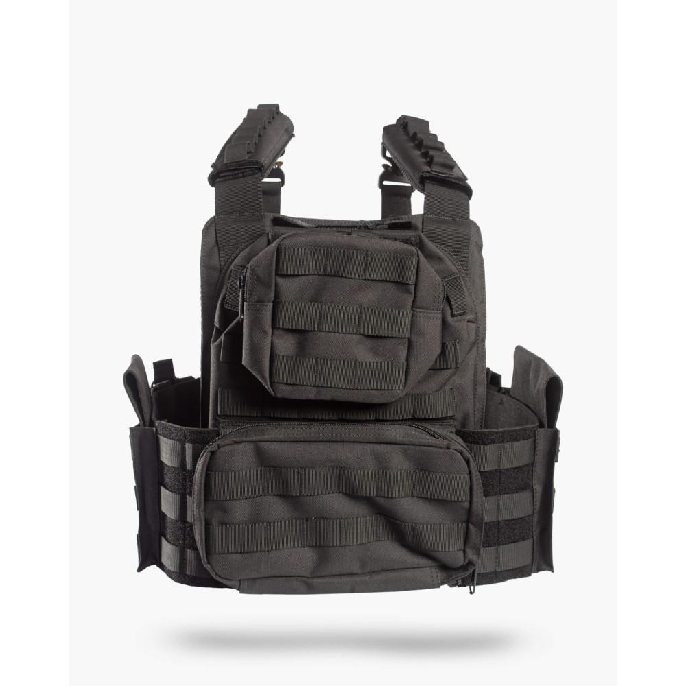 Guard Dog SHEPPARD-BLK Tactical Plate Carrier, 600D Fabric, Black - View 2