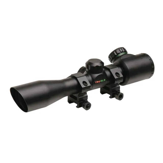 TRU Ball TG8504B3L 4x32 Illuminated Reticle Crossbow Scope w/Rings - View 2