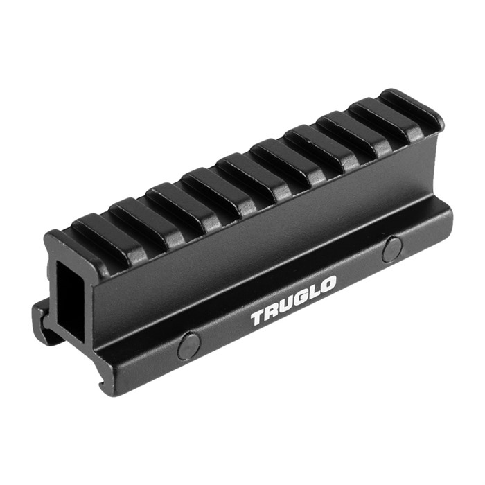 TruGlo TG-8990B Riser Mount 1" Picatinny Rail Black - View 2