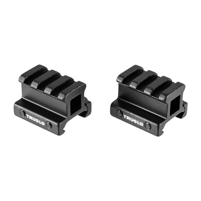 TruGlo TG-8982B Riser Mount, Picatinny, 3/4 inch, 2-pcs - View 2