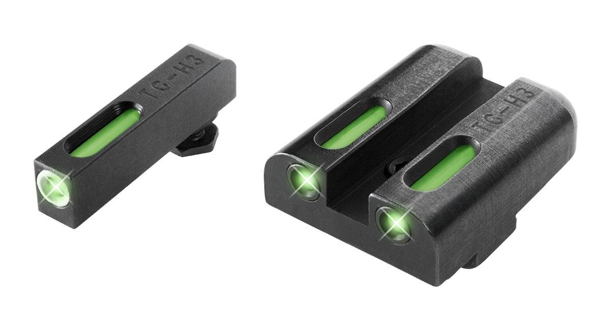 GSM Outdoors TG13GL2A CNC Steel Tritium Fiber Optic Sights - View 2