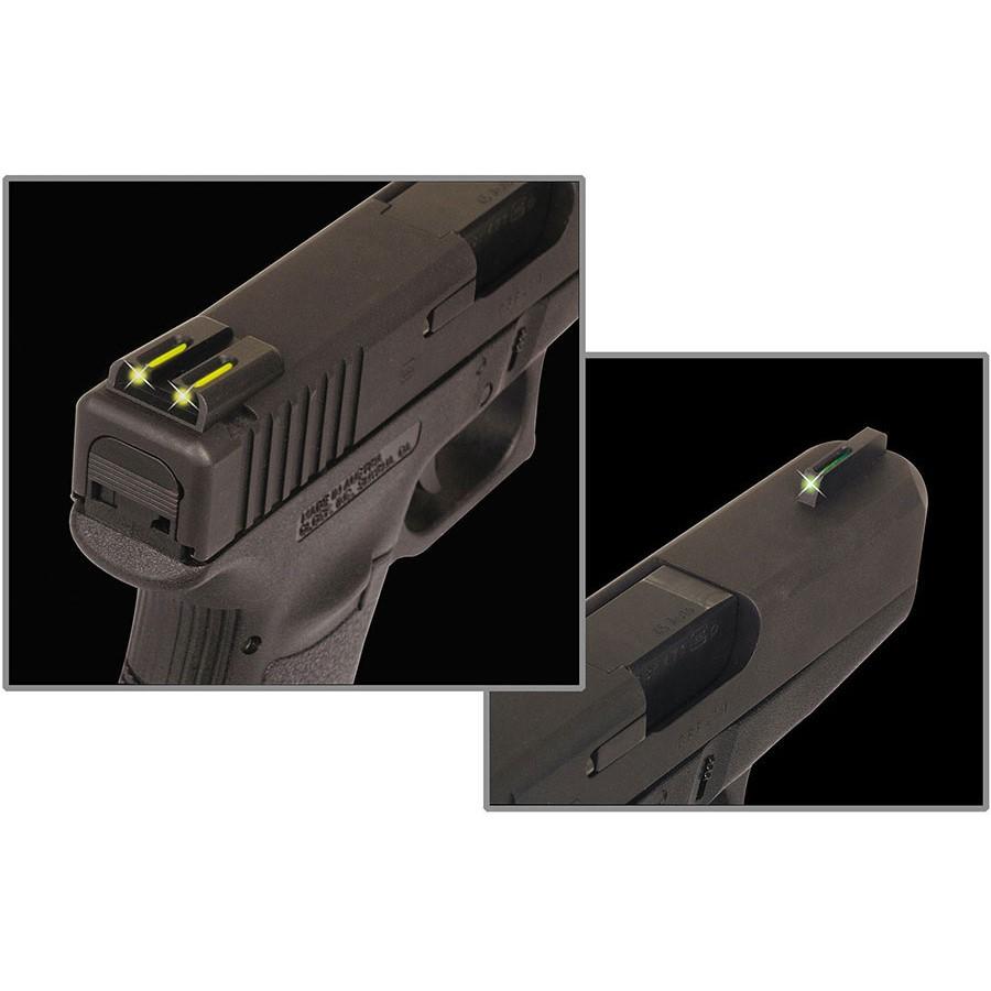 TruGlo TG131GT1B TFO Handgun Sight Green/Yellow for Glock 42/43 - View 2