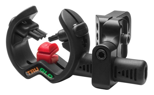 TruGlo TG620B Storm Arrow Rest Black Polymer Brush-Style Design - View 2