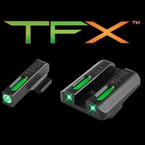 TruGlo TGTG13KA1A TFX Black Tritium Fiber Optic Sights Kahr Arms - View 2