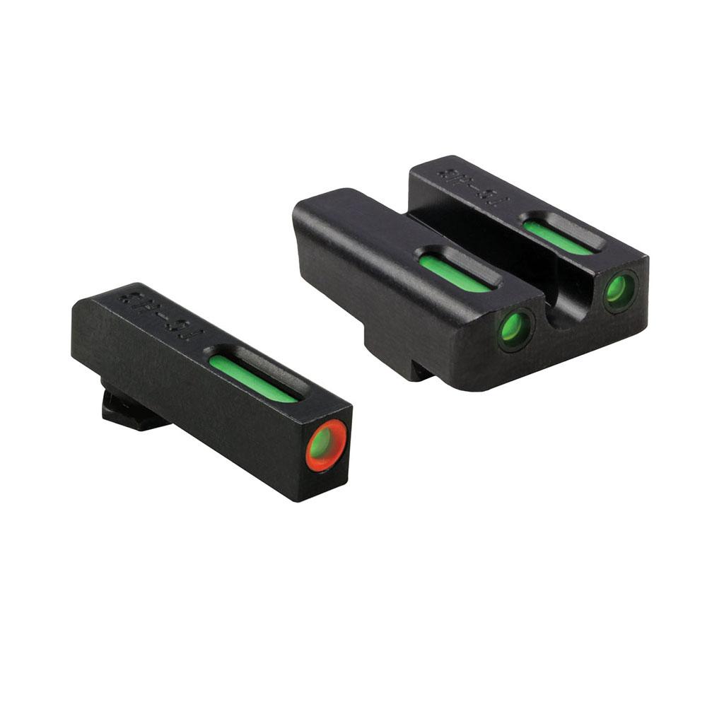 TruGlo TFX Pro Glock Low Set Green Rear Orange Front Sight - View 2