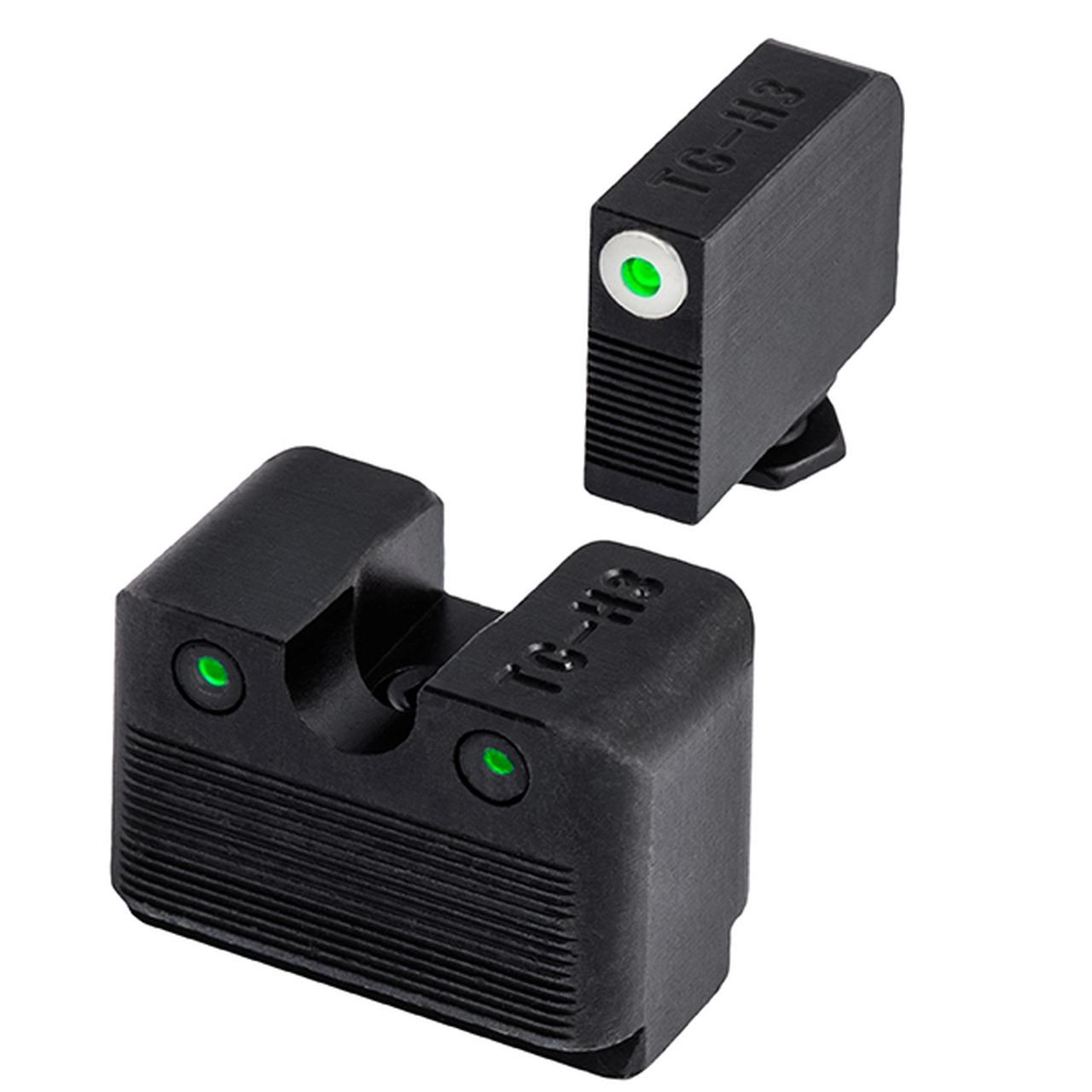 TruGlo TG231G1MW Tritium Pro Low White Outline Front/Green Rear/Black... - View 2