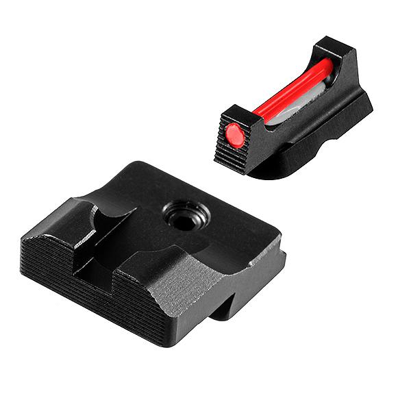 TruGlo TGTG132CZ Fiber-Optic Pro Sight for CZ 75 Series, Red/Black - View 2