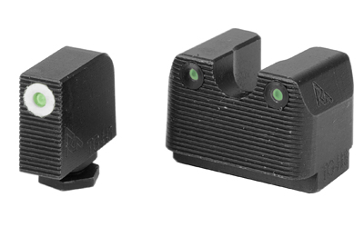 RIVAL ARMS Tritium Green Rear/Green w/Night Sights for Glock 17/19 RA3B231G - View 3