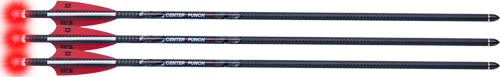 TenPoint HEA7793 CenterPunch HPX 20" Carbon Arrows .001 Straightness Red - View 2