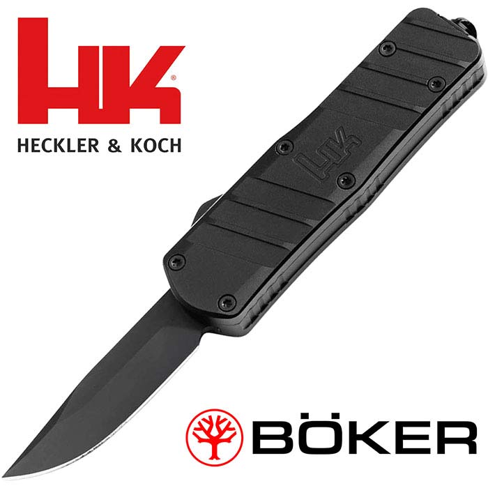 BOKER H&K SP03 1.9 DROP PLAIN BLACK/ALUMINUM - View 2