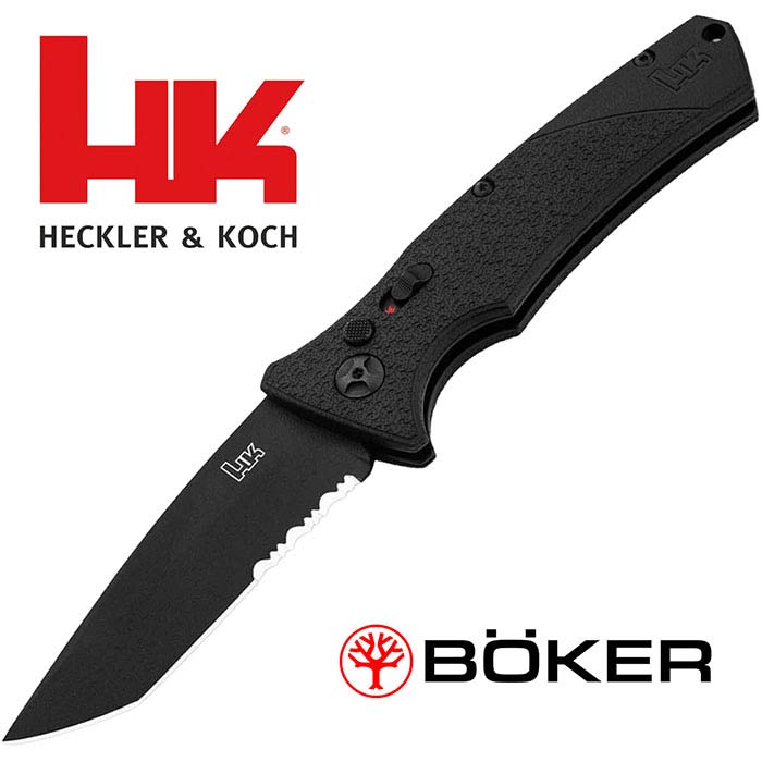 BOKER H&K FD01 3.3 DROP PLAIN BLACK/FRN - View 2