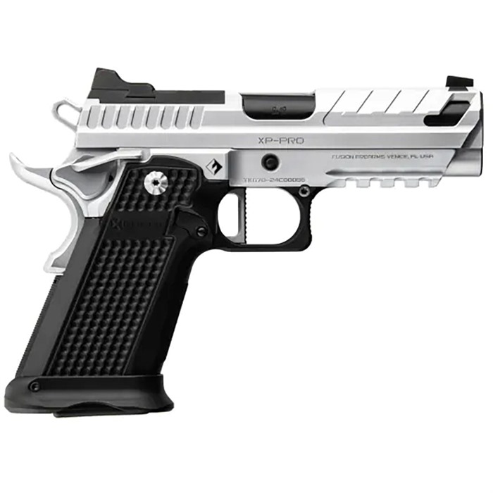 Fusion XP9C10 9mm 4" 10RD Chrome, RMR Plate, Glock Mag Compatible - View 2