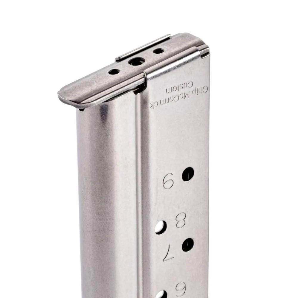Chip McCormick M-MG-9FS9 1911 9mm 9-Round Stainless Steel Magazine - View 2
