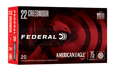 Federal American Eagle 22 Creedmoor 75 Grain Total Metal Jacket 20 Round - View 2
