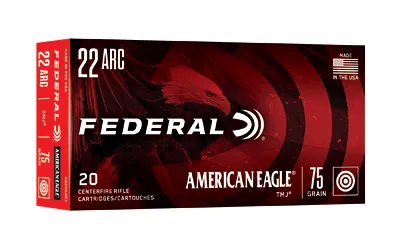 Federal American Eagle 22 ARC 75 Grain Total Metal Jacket 20 Round Box - View 2