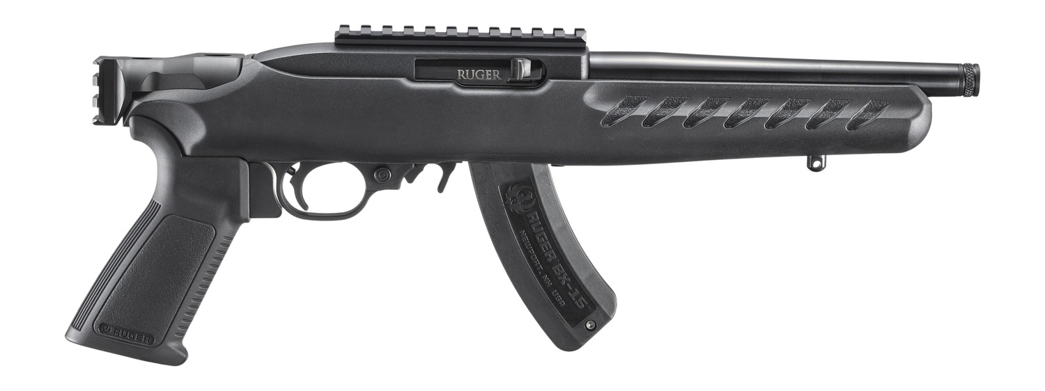 RUGER CHARGER 22LR PISTOL 8" T.B. 17" OAL, PIC RAIL, 1-15RD MAGAZINE - View 2