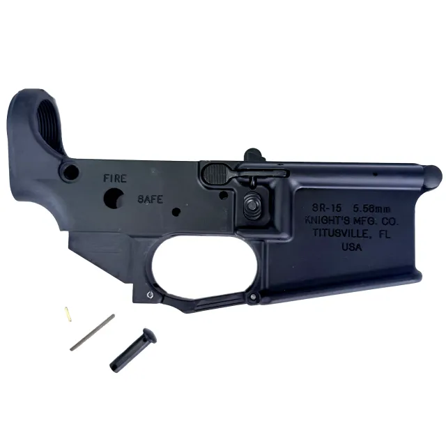KAC SR-15 556 STRIPPED LOWER Ambi mag release, ambi bolt catch, trigger guard, pivot pin, takedown pin Minor Cosmetic Blemishes - View 2
