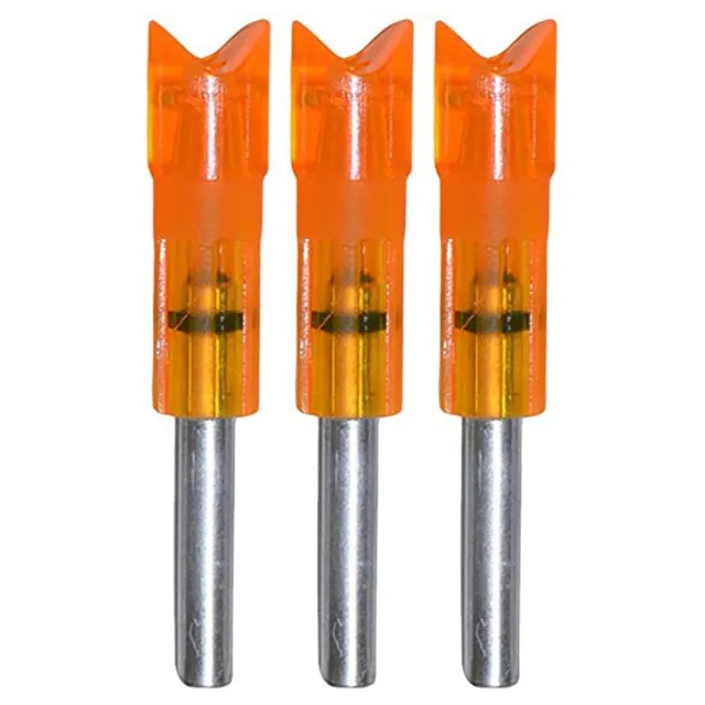 Gold Tip Crossbow Nock - Laser II & III - Moon - Flo Orange - 12/ct - View 2