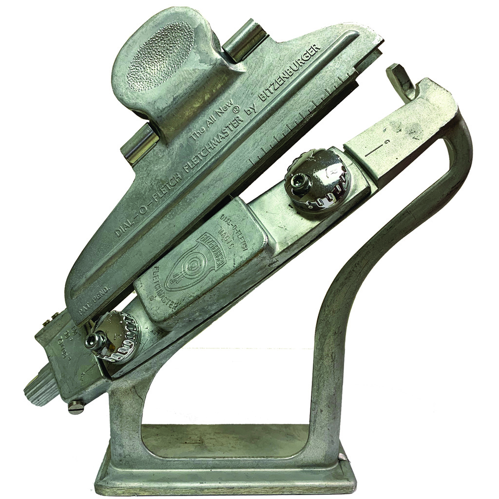 Bitzenburger Fletching Jig 1000 Silver Straight Clamp for Target Shooters