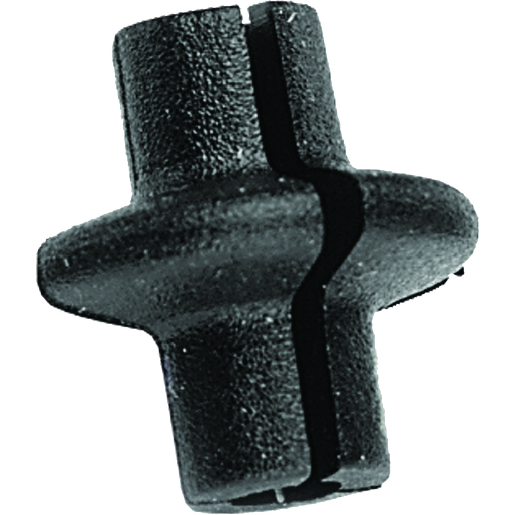 Pine Ridge Archery Slotted Kisser Button - Model 2768, Black - Soft and Durable Plastic, Easy Installation, Noise and Vibration Eliminator