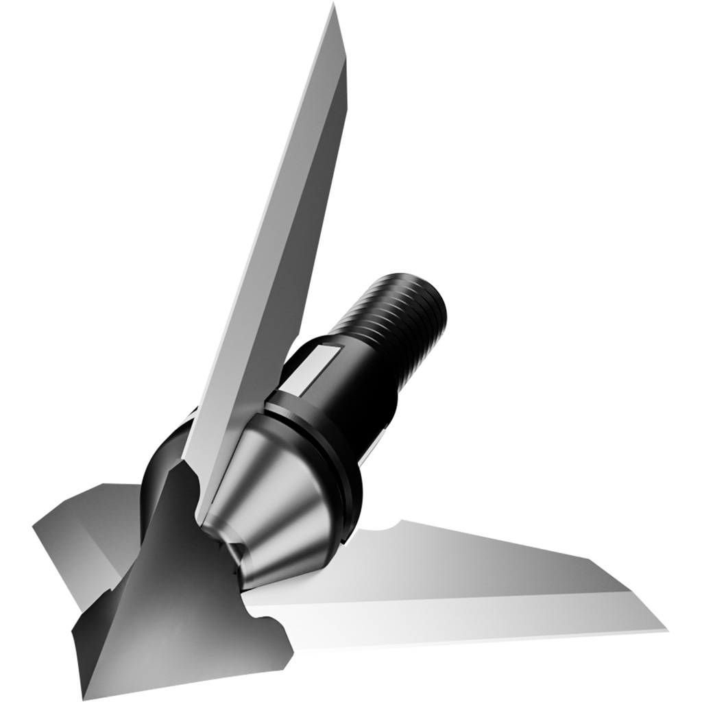 QAD BX085-F Exodus Broadheads 85gr 3pk, 1.25" Cut, .040" Blades - QAD