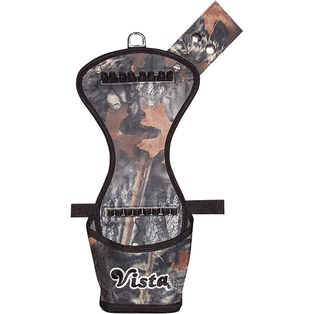 Vista 4277CM Predator Broadhead Side Quiver Camo RH/LH, Holds 4 Arrows
