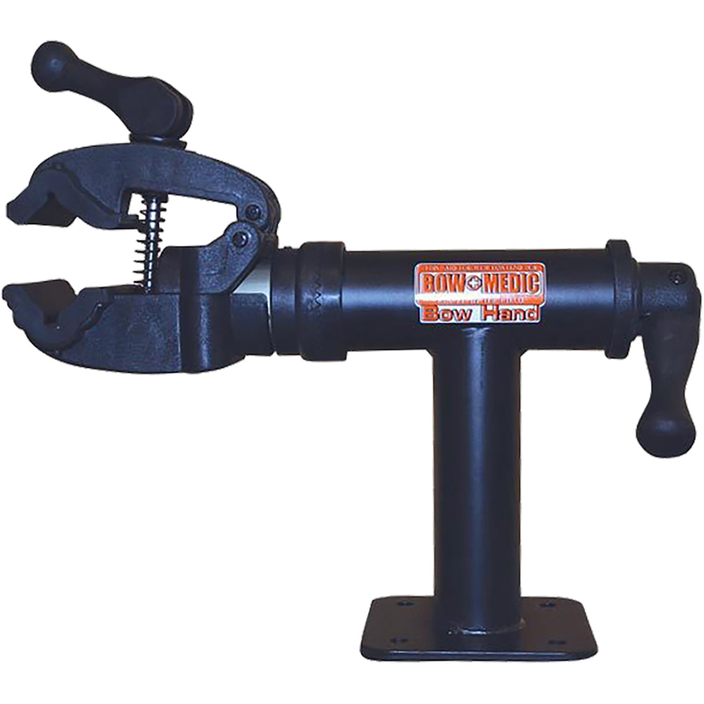 Bow Medic 9972 Bow Hand Bench Mount, 360 deg Rotation, Quick Release Clamps