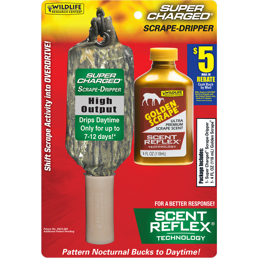 Wildlife Research Golden Scrape Scent Dripper Combo 4 oz. Camouflage 389 - Wildlife Research Center