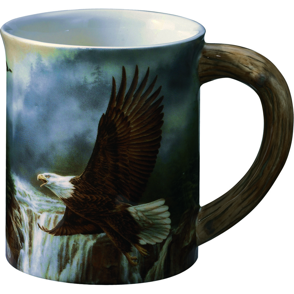 Wild Wings 8955713032 Sculpted Mug 16 oz Majestic Bald Eagle Scene - Wild Wings