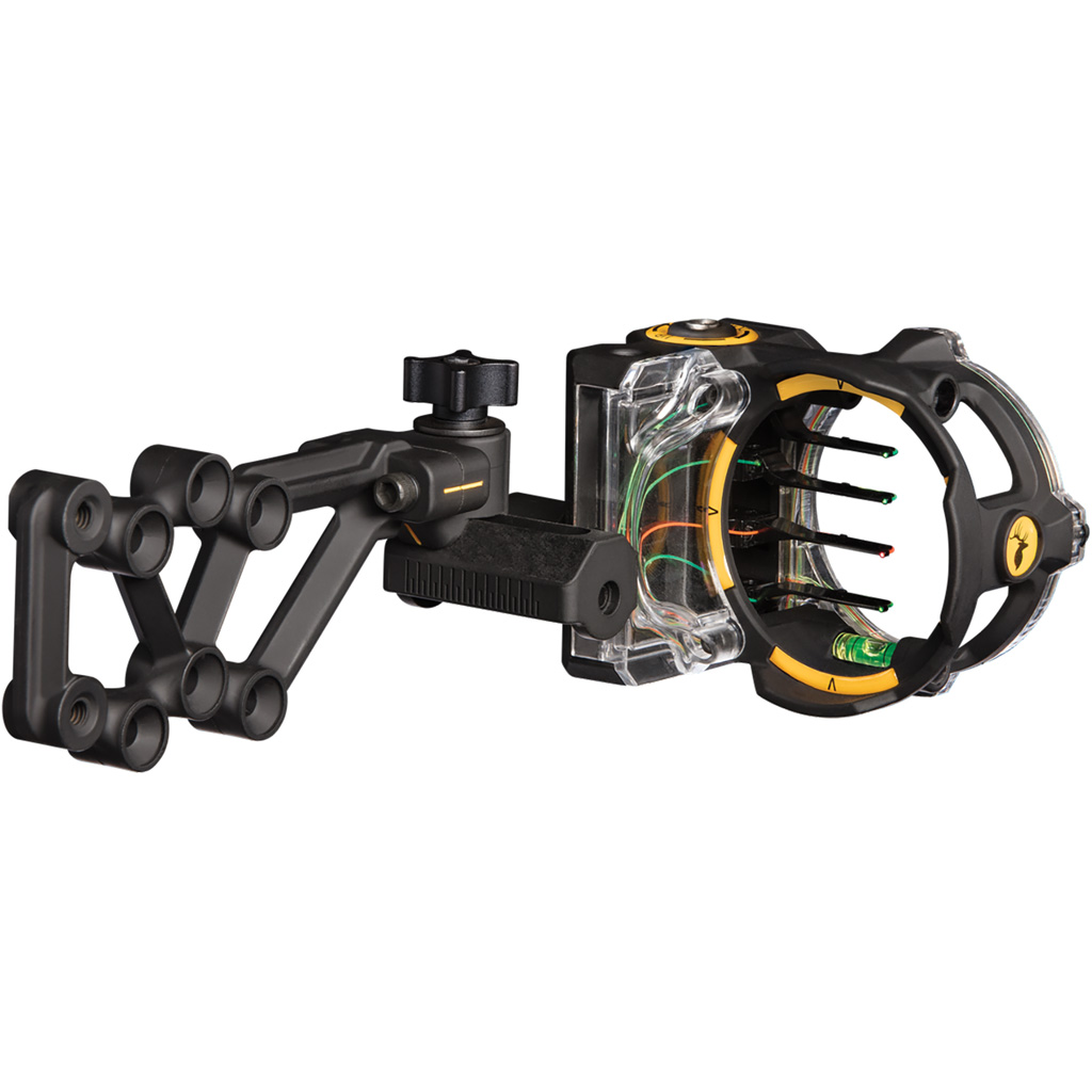Trophy Ridge AATS0014L19 React H4 Sight Black 4-Pin LH, Rheostat Light