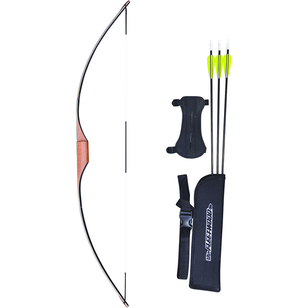 OMP 2463 Lil' John Longbow Set 10 lb 16" RH, Arrows, Quiver, Case