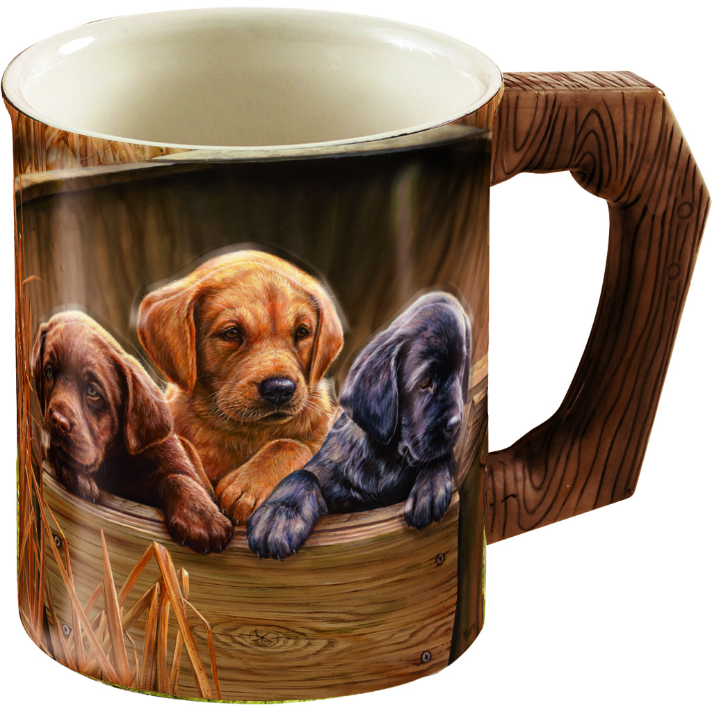 Wild Wings 8955710656 Sculpted Mug 16 oz, Microwave & Dishwasher Safe